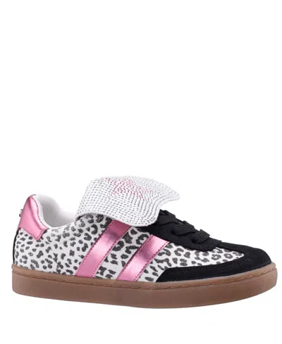 NINA LITTLE AND BIG GIRLS GLITTER LOW TOP SNEAKERS