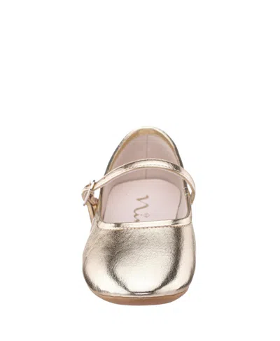 Nina Kids' Little And Big Girls Nicola Ballet Flats In Gold