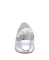 Nina Little And Big Girls Rozy Ballet Dress Shoe In Silver