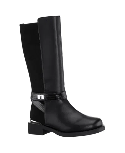 Nina Kids' Little Girls Cillian Fashion Boot In Black