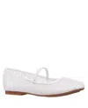 Nina Little Girls Jax Ballet Flats In White