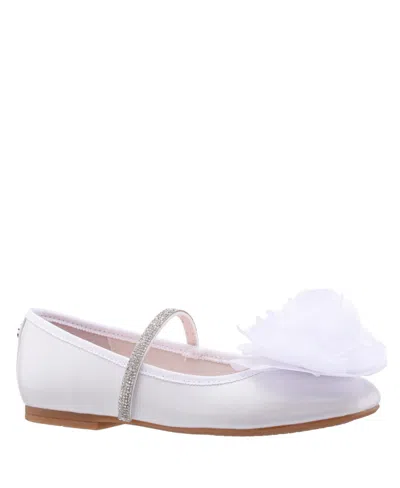 Nina Kids' Little Girls Jory Ballet Flats In White