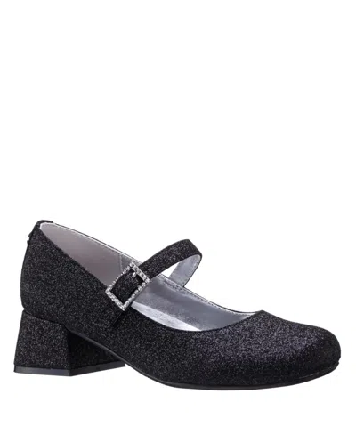 Nina Kids' Little Girls Mila Fashion Dress Shoes In Black