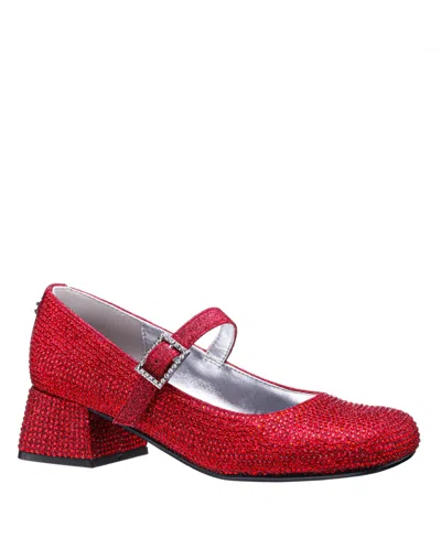 Nina Kids' Little Girls Mila Fashion Dress Shoes In Red