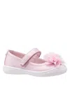 Nina Kids' Little Girls Natty Pearlized Round Toe Sneakers In Light Pink