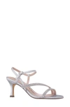 Nina Lizelle Ankle Strap Sandal In Silver