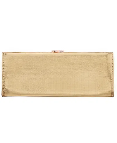Nina Long Frame Small Clutch Handbag In Gold