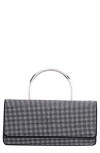 Nina Luca Top Handle Clutch In Black