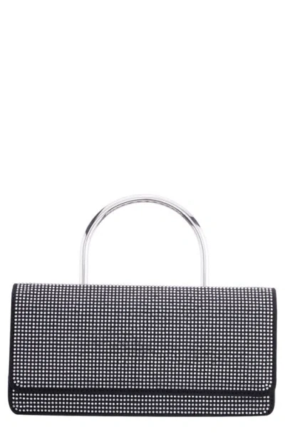 Nina Luca Top Handle Clutch In Black