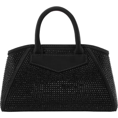 Nina Lyna Top Handle Clutch In White