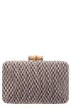 Nina Malia Frame Clutch In Multi