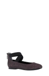 Nina Kids'  Marissa Cross Strap Flat In Multi