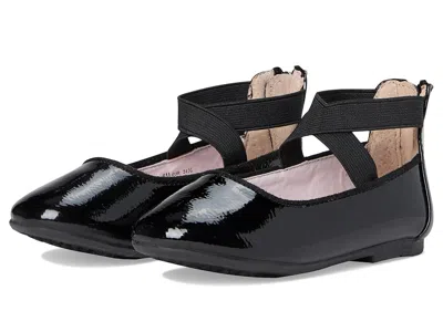 Nina Marissa (toddler/little Kid/big Kid) Girl's Shoes Black Crinkle Patent : 10 Toddler M, Patent Leathe