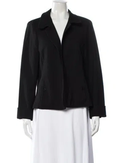 Pre-owned Nina Mclemore Blazer In Black