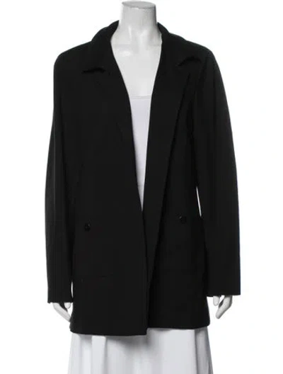 Pre-owned Nina Mclemore Blazer In Black