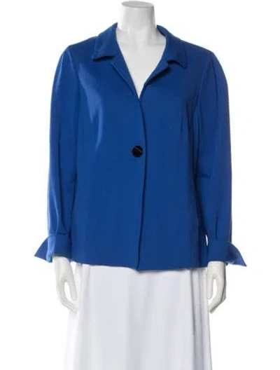 Pre-owned Nina Mclemore Blazer In Blue