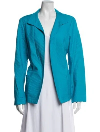 Pre-owned Nina Mclemore Blazer In Blue