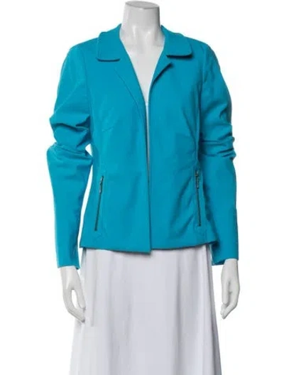Pre-owned Nina Mclemore Blazer In Blue