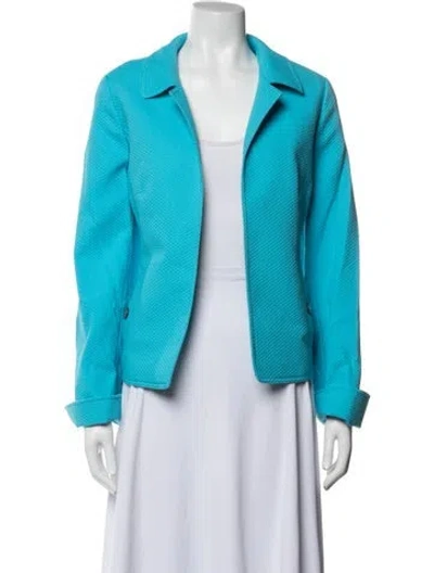 Pre-owned Nina Mclemore Blazer In Blue