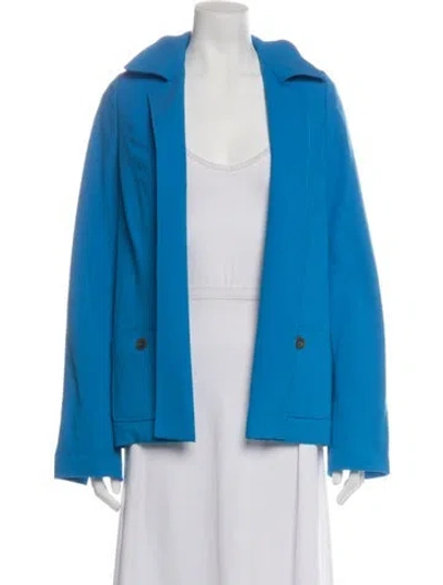 Pre-owned Nina Mclemore Blazer In Blue