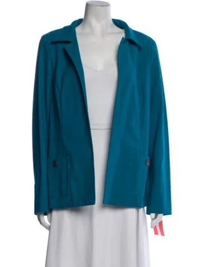 Pre-owned Nina Mclemore Blazer In Blue