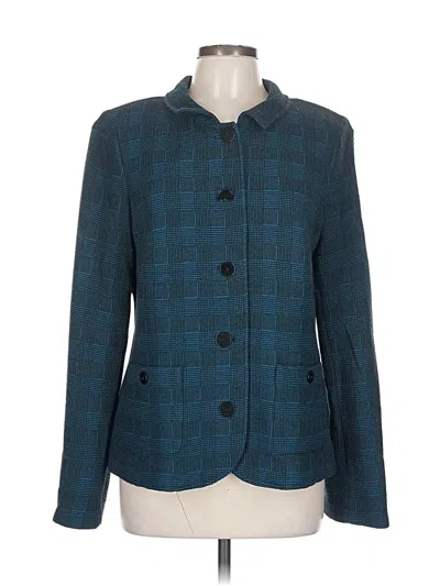 Pre-owned Nina Mclemore Blazer Jacket In Blue