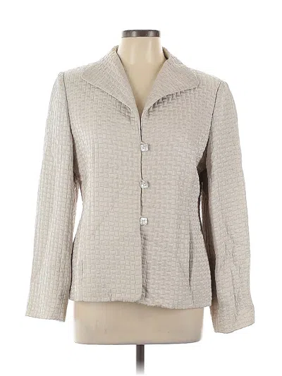 Pre-owned Nina Mclemore Blazer Jacket In Ivory