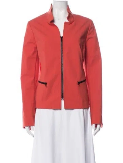 Pre-owned Nina Mclemore Blazer In Orange