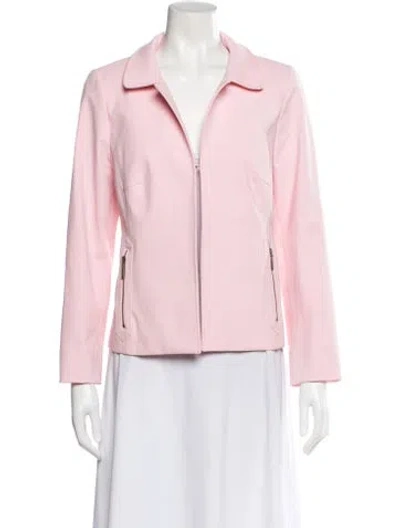 Pre-owned Nina Mclemore Blazer In Pink