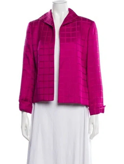 Pre-owned Nina Mclemore Blazer In Pink