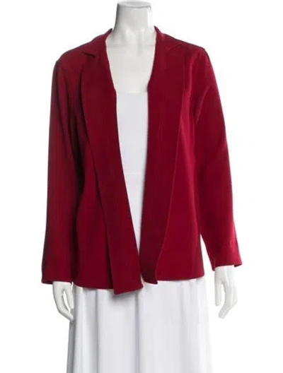 Pre-owned Nina Mclemore Blazer In Red