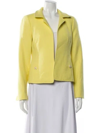 Pre-owned Nina Mclemore Blazer In Yellow