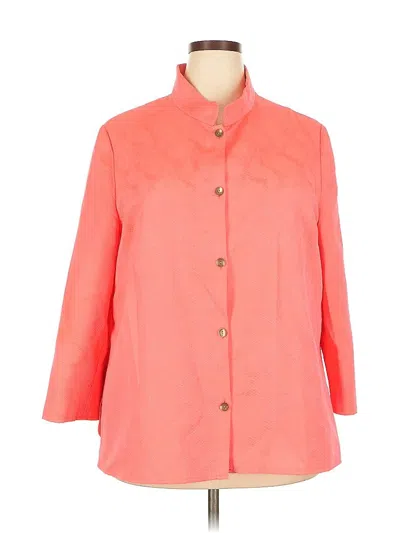 Pre-owned Nina Mclemore Cardigan Sweater In Orange