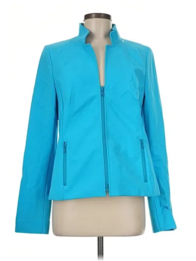 Pre-owned Nina Mclemore Cardigan Sweater In Teal