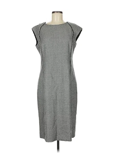 Pre-owned Nina Mclemore Casual Dress In Gray