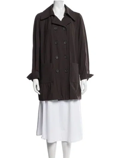 Pre-owned Nina Mclemore Coat In Brown