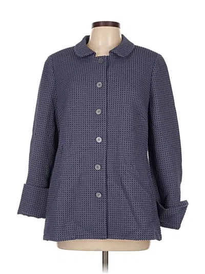 Pre-owned Nina Mclemore Coat In Purple