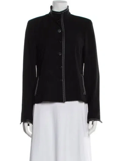 Pre-owned Nina Mclemore Evening Jacket In Black