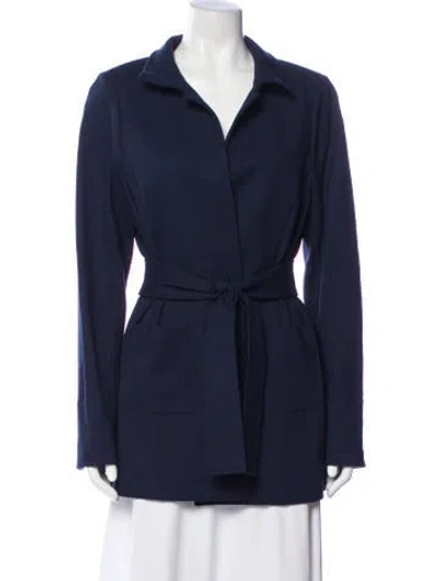 Pre-owned Nina Mclemore Evening Jacket In Blue