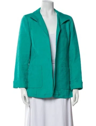 Pre-owned Nina Mclemore Evening Jacket In Green