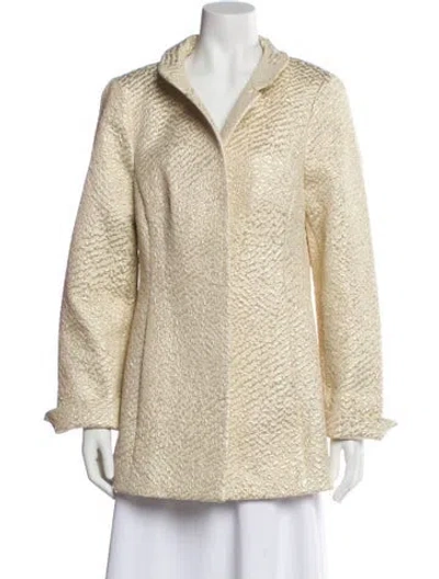 Pre-owned Nina Mclemore Evening Jacket In Neutral