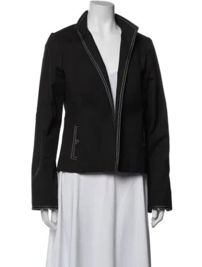Pre-owned Nina Mclemore Jacket In Black