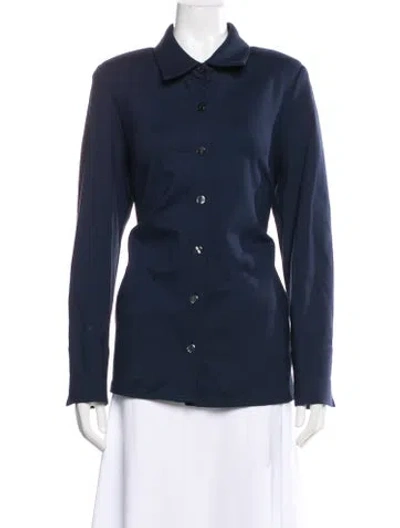 Pre-owned Nina Mclemore Jacket In Blue