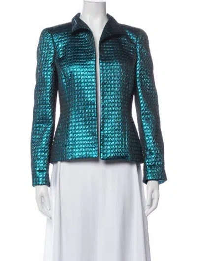 Pre-owned Nina Mclemore Jacket In Blue