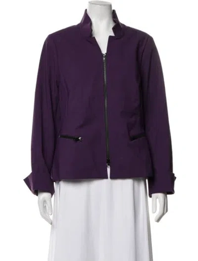 Pre-owned Nina Mclemore Jacket In Purple