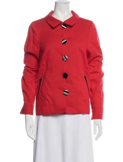 Pre-owned Nina Mclemore Jacket In Red