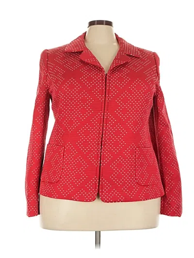 Pre-owned Nina Mclemore Jacket In Red