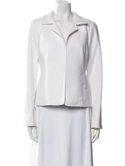 Pre-owned Nina Mclemore Jacket In White
