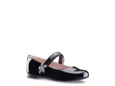 Nina Meryl Mary Jane Flat Kids' In Black
