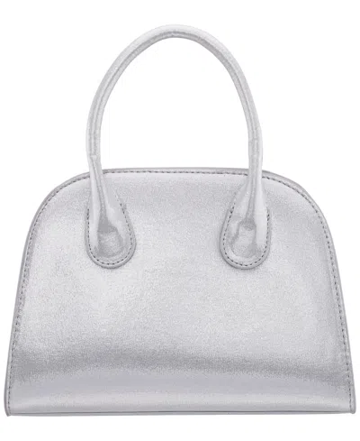 Nina Metallic Small Bowling Handbag